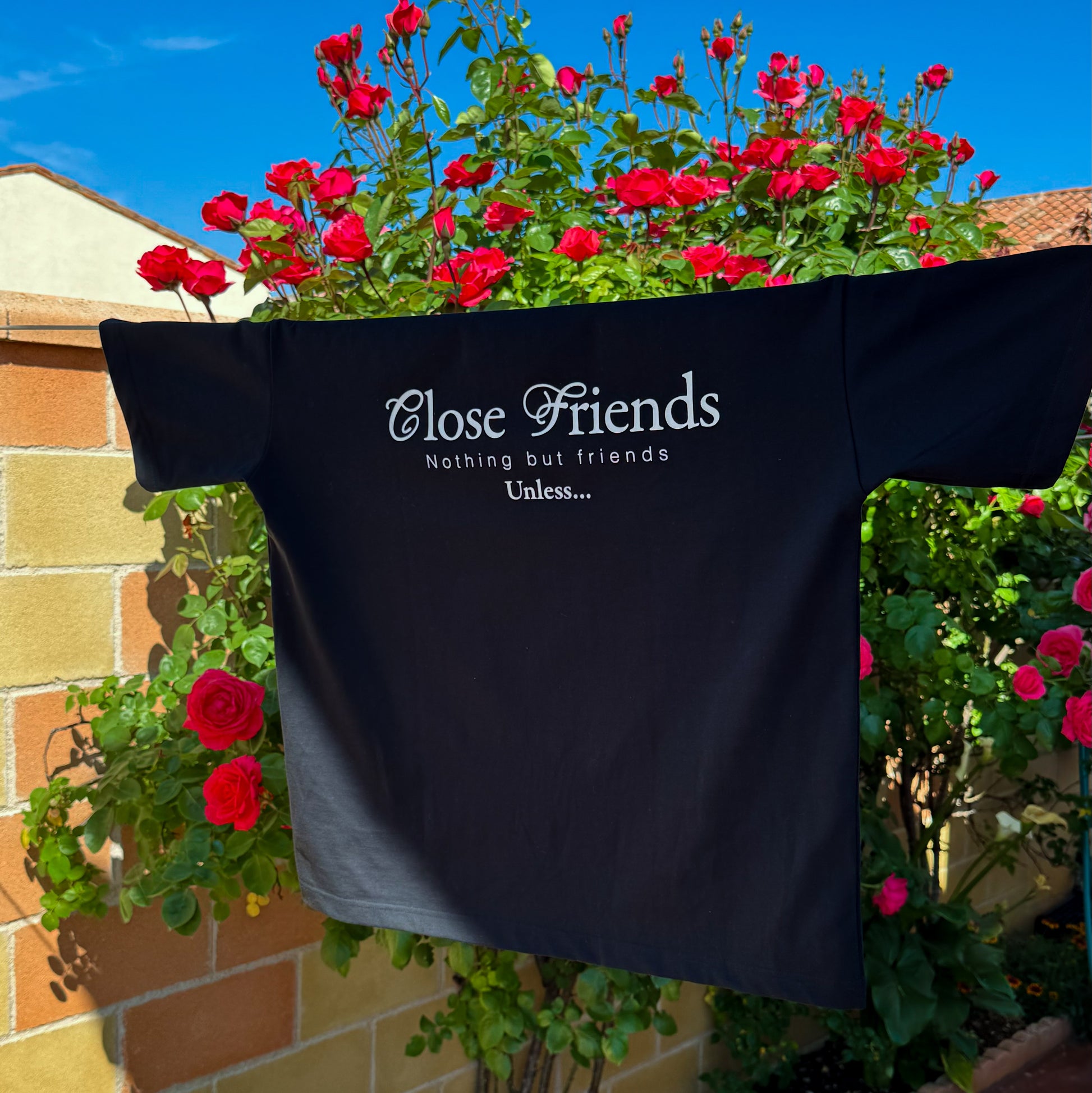 Close Friends Black Tee